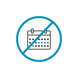 no time off icon