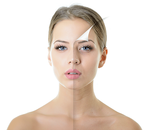 woman with beautiful skin