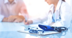 doctor with patient