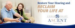 Restore your hearing and reclaim your life. Man playing video games with granddaughter