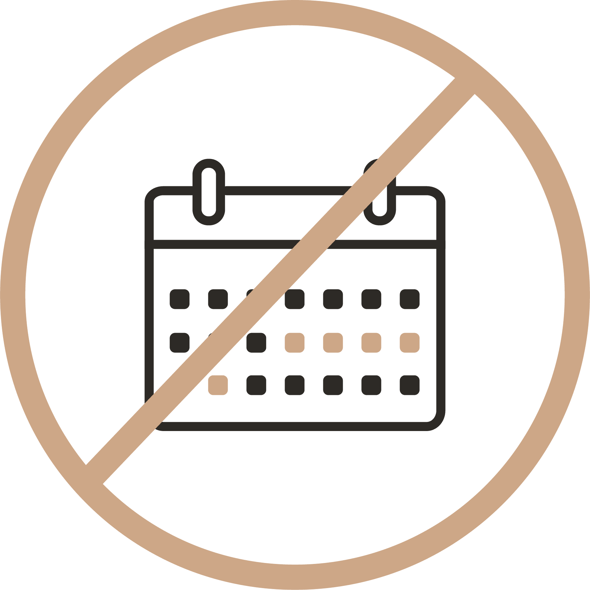 no time off icon